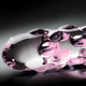Двухсторонний стимулятор Pipedream Icicles с шишечками 17.8 см, бесцветный с розовым