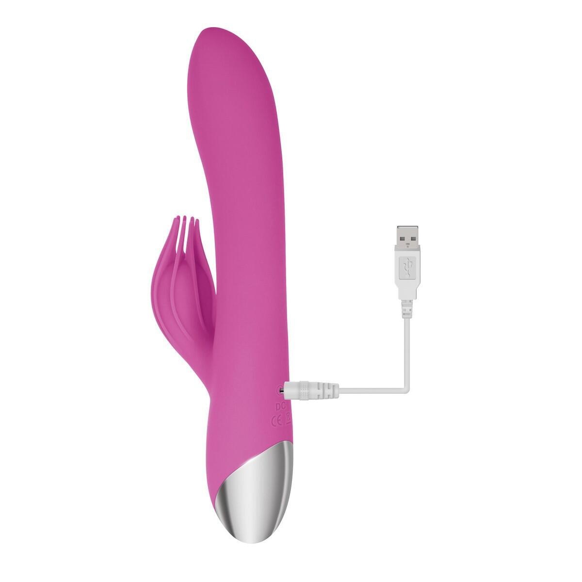 Вибратор-кролик Evolved Adam&Eve Eve's Clit Tickling, розовый