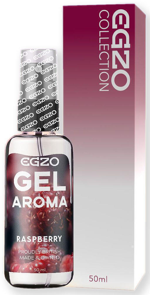 Оральная гель-смазка Egzo Aroma Малина на водной основе, 50 мл