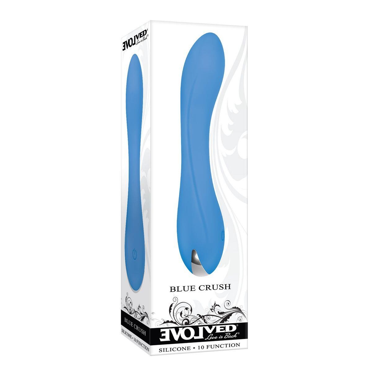Вибратор для точки G Evolved Blue Crush, голубой