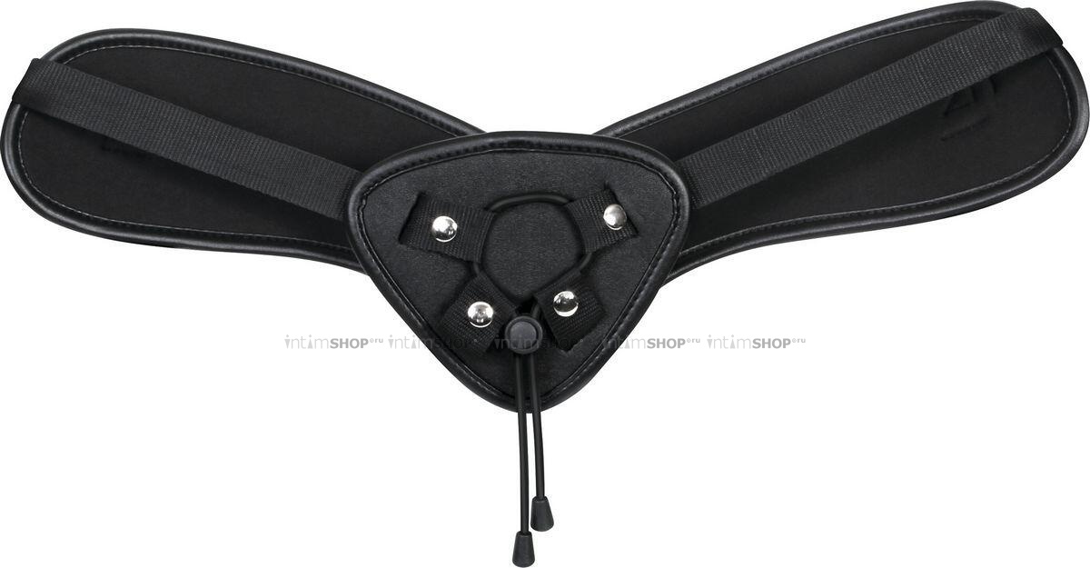 Трусики для страпона Evolved Ultimate Adjustable Harness с кольцом-лассо, черные