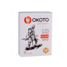 Презервативы Okoto Dotted с точечной поверхностью, 3 шт