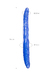 Двусторонний фаллоимитатор  Toyfa Basic 28.5 см, синий