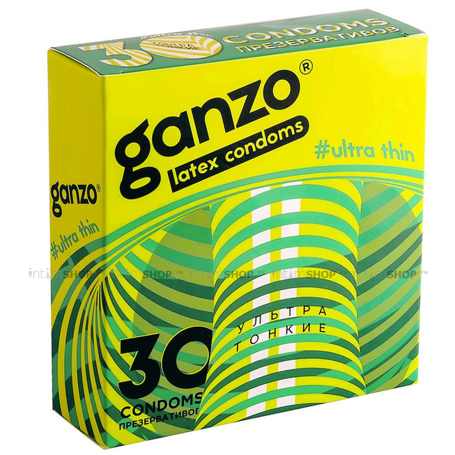 Презервативы ультратонкие Ganzo Ultra Thin, 30 шт - фото 1