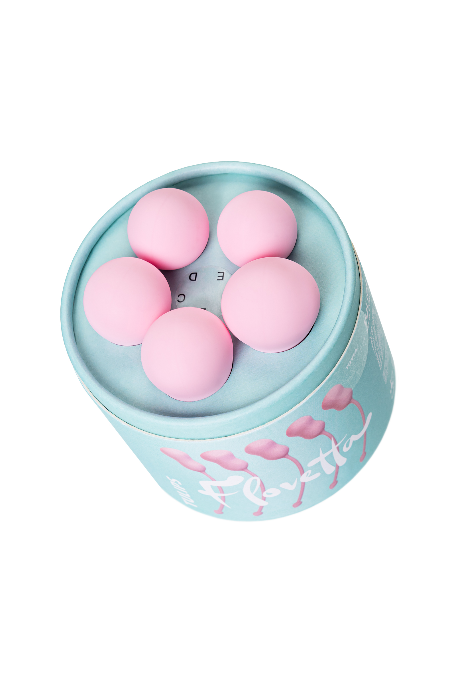 Набор вагинальных шариков Toyfa Flovetta Tulips, розовый