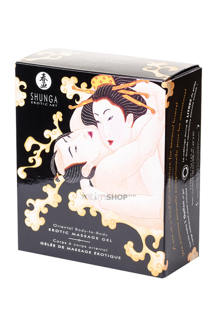 Гель для NURU массажа в наборе Shunga Дыня и манго, 3 предмета в упаковке, 2х225 мл от IntimShop