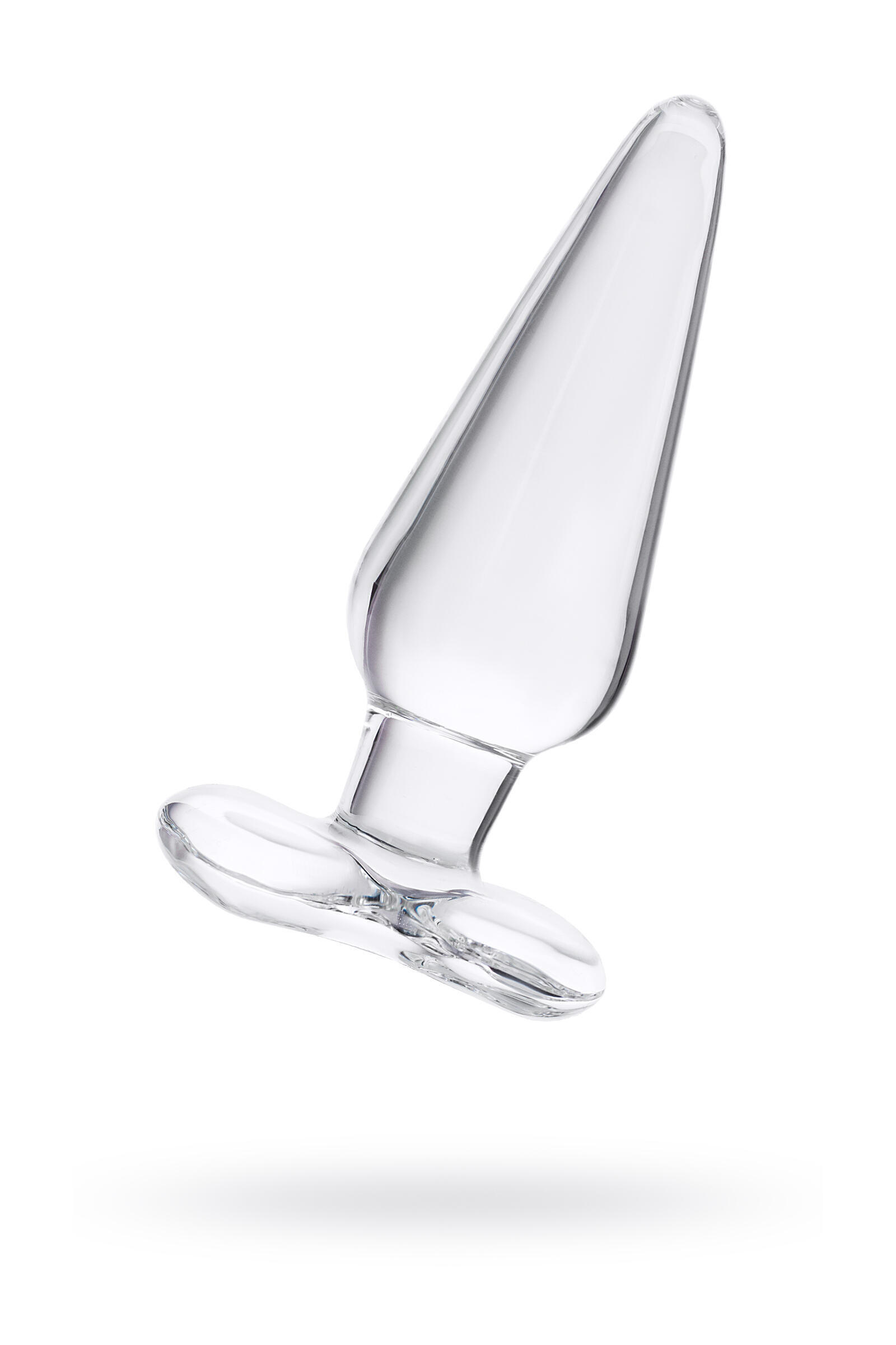 Анальная пробка Sexus Glass стеклянная, бесцветная, 11,5 см