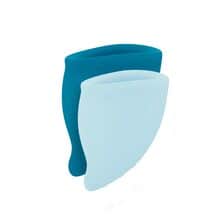 Менструальные чаши Fun Factory Fun Cup Explore Kit 2 шт в наборе, бирюзовый