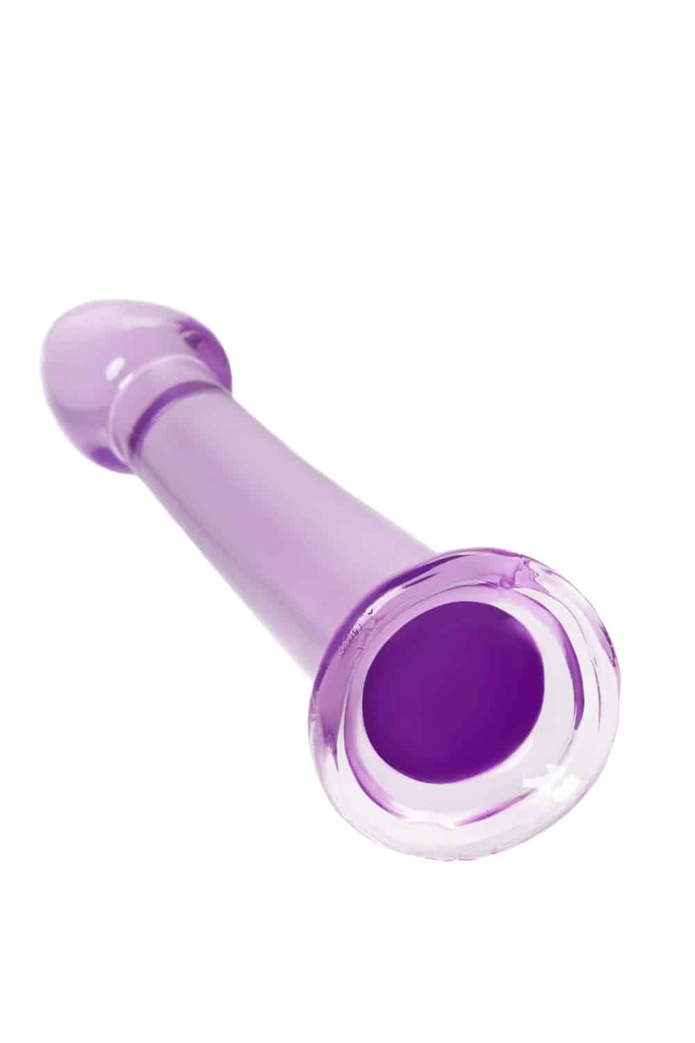 Фаллоимитатор Toyfa Jelly Dildo S на присоске 15.5 см, фиолетовый