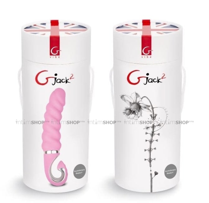 Набор Gvibe Gjack 2, Gbulb розовые и лубрикант Gjuice на водной основе, 100 мл - фото 5