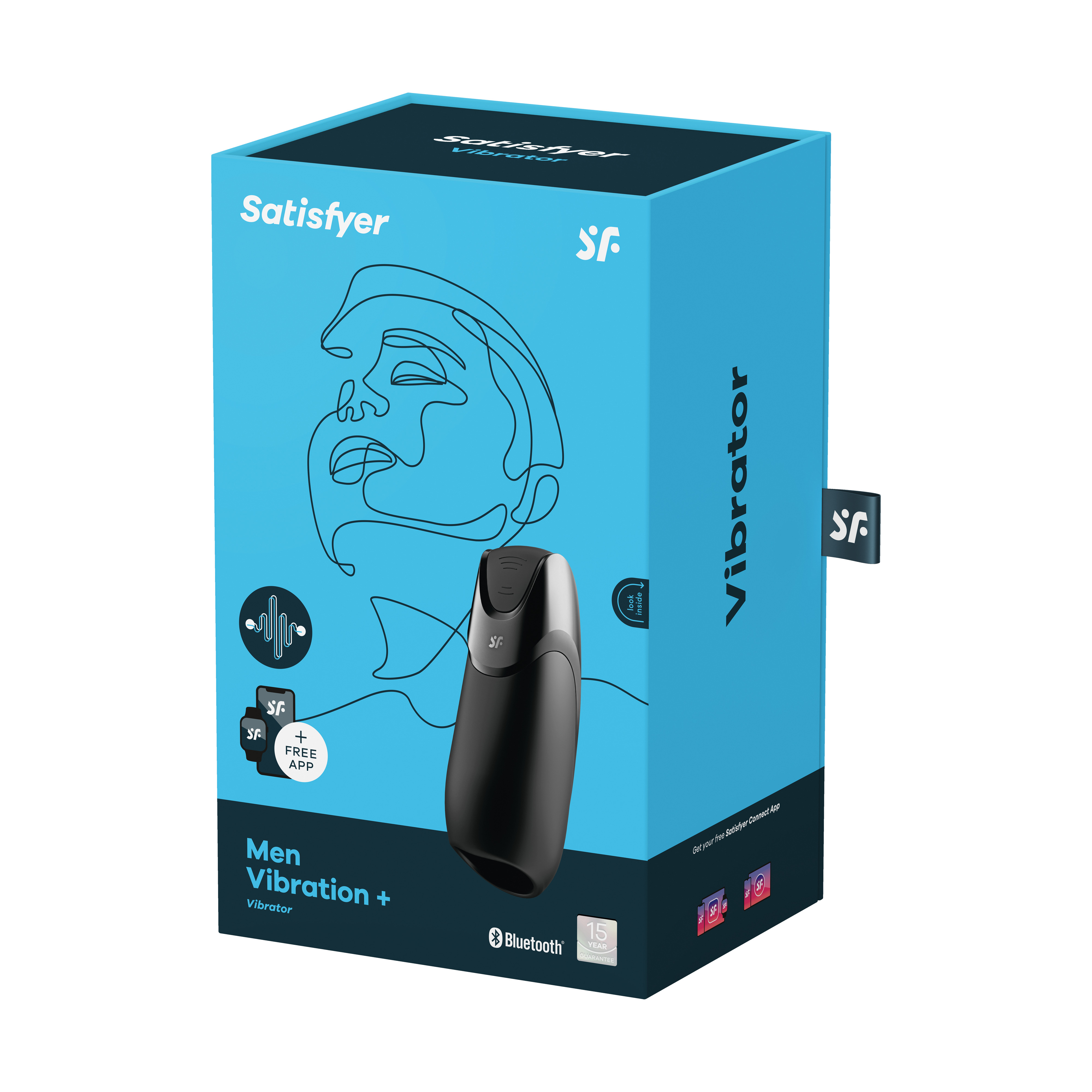 Вибромастурбатор Satisfyer Men Vibration+, чёрный