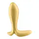 Анальная вибропробка Satisfyer Intensity, золотистая