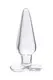 Анальная пробка Sexus Glass стеклянная, бесцветная, 11,5 см