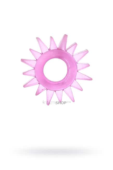 фото Эрекционное кольцо Toyfa в форме солнца, розовый, купить