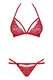Комплект красный 838-SET-3 Obsessive, S/M