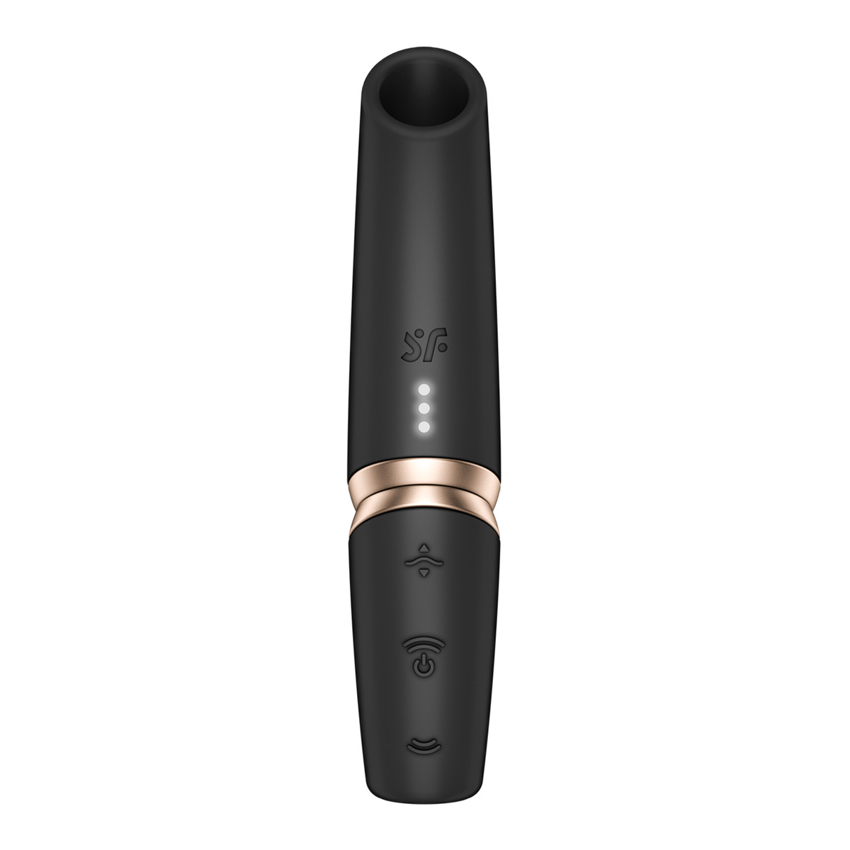 Вакуумный стимулятор клитора Satisfyer Perfect Kiss, чёрный