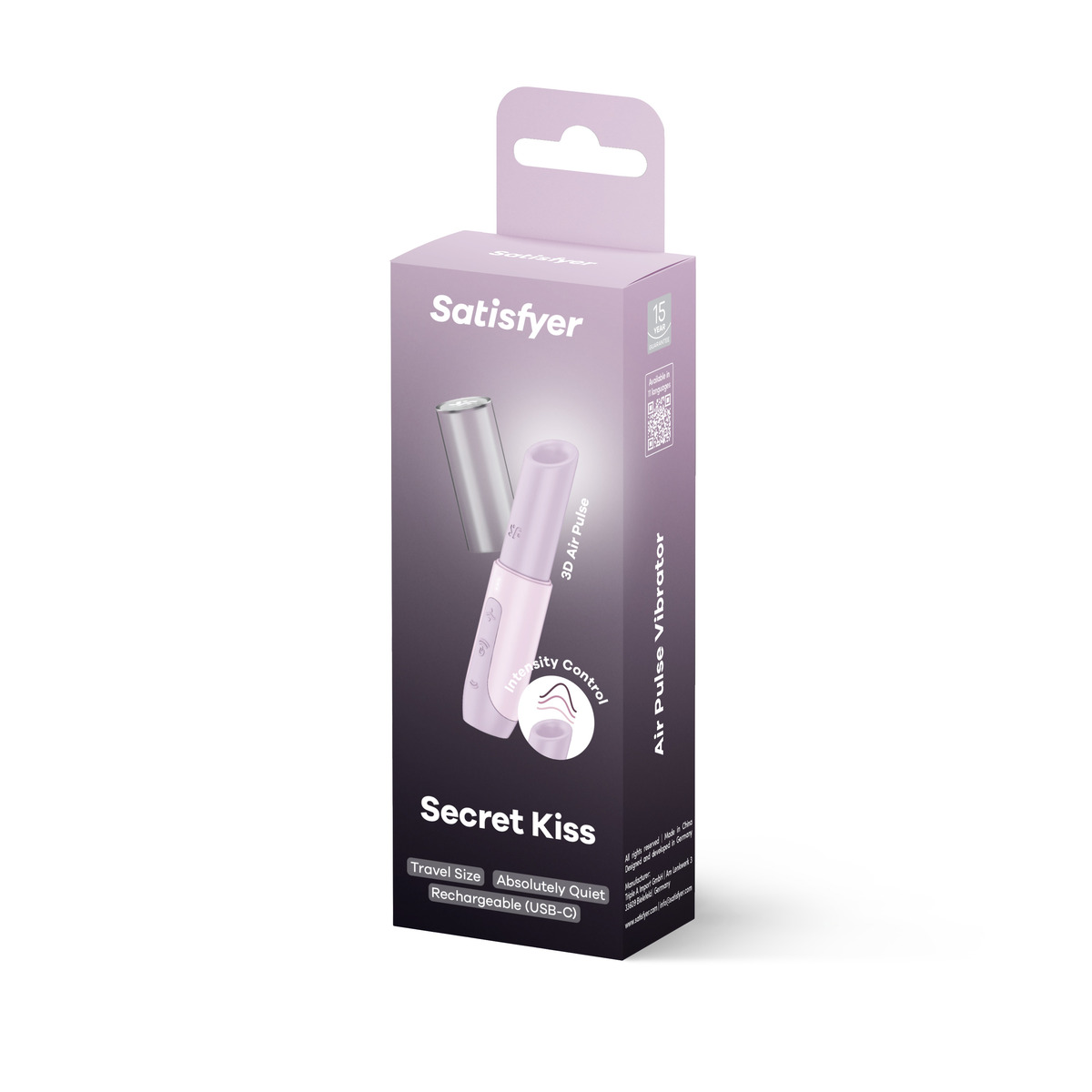 Вакуумный стимулятор клитора Satisfyer Secret Kiss, розовый
