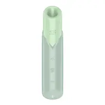 Вакуумный стимулятор клитора Satisfyer Naughty Kiss, зелёный