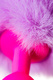 Анальная пробка с хвостом Toyfa ToDo Sweet bunny, розово-фиолетовый 