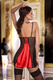 Сорочка Beauty Night Michele chemise Red, Чёрный, XXL