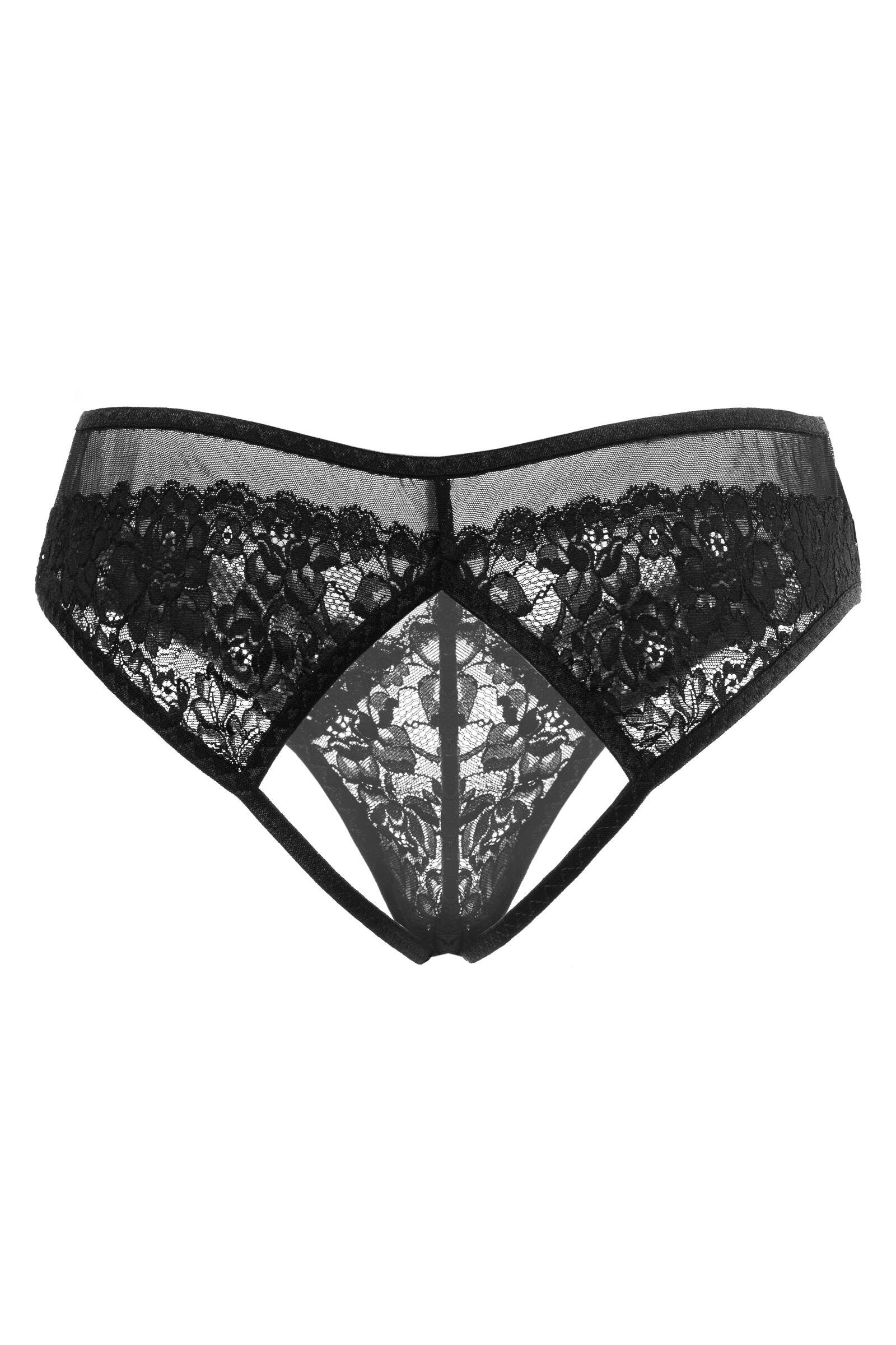 Трусики с доступом Erolanta Magali 50-52, черные