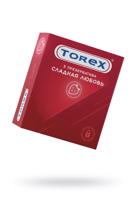 Презервативы сладкая любовь Torex №3, клубника от IntimShop