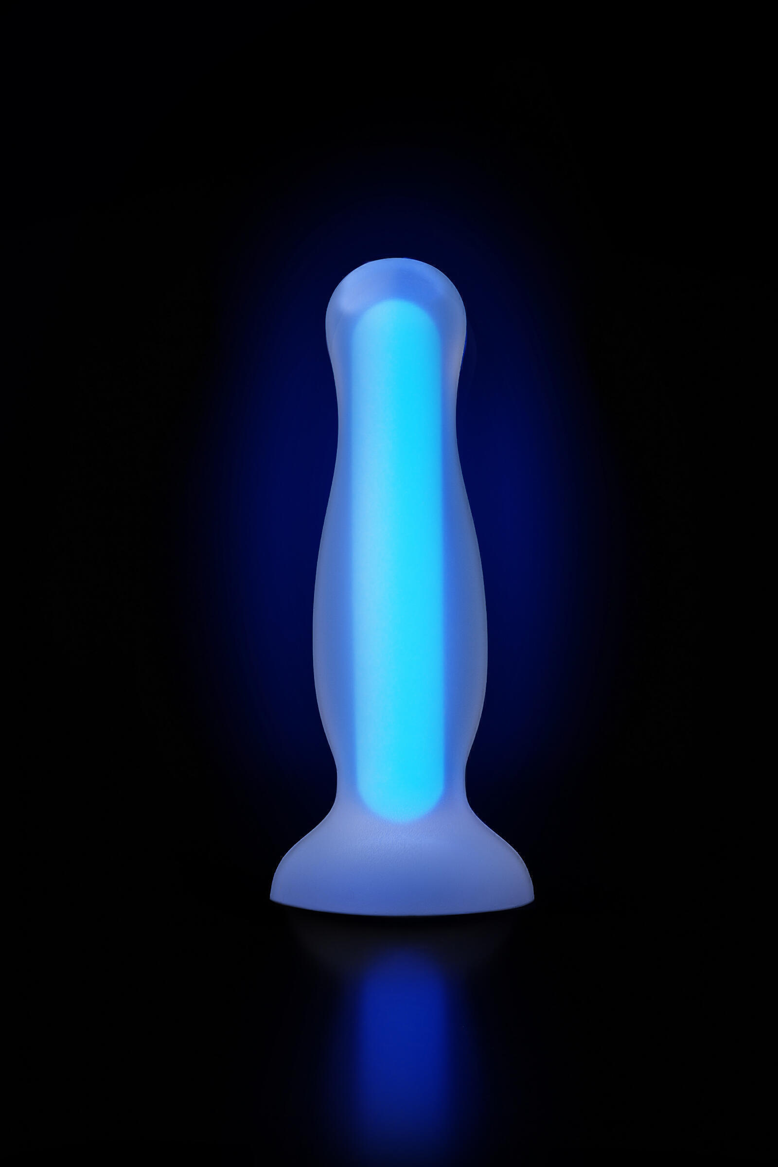 Анальная пробка Toyfa Beyond Namor Glow, светящаяся в темноте, синий