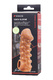 Насадка на член Kokos Cock Sleeve 010 S с подхватом мошонки, телесная