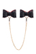 Набор БДСМ Toyfa Theatre Bow-tie 7 предметов, черный