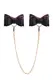 Набор БДСМ Toyfa Theatre Bow-tie 7 предметов, черный