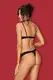 Комплекты Obsessive Claudusia set, Чёрный, L/XL