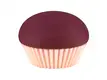Вакуумный стимулятор клитора с вибрацией Lola Games Cherry Cupcake, бордовый
