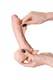 Фаллоимитатор с подвижной кожей и фиксацией формы Toyfa RealStick My Babe My Sweety 21.5 см, телесный