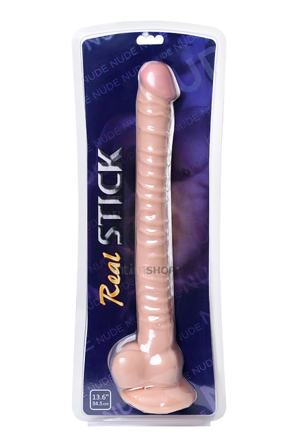Фаллоимитатор Toyfa RealStick Nude, 40 см, телесный от IntimShop