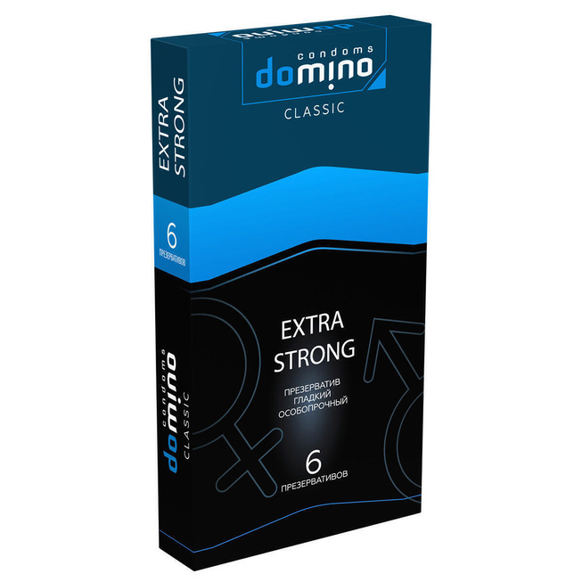 Презервативы особопрочные Domino Classic Extra Strong, 6 шт от IntimShop