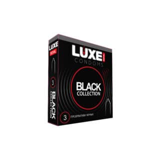 Презервативы Luxe Royal Black Collection черные, 3шт