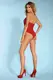 Боди Candy Girl Paris, красный, OS