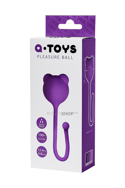 Вагинальный шарик Toyfa A-Toys, фиолетовый от IntimShop