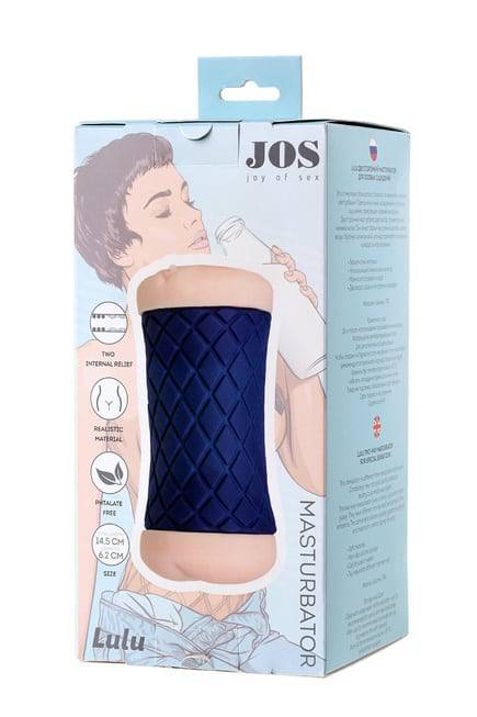 Мастурбатор двусторонний JOS LULU, телесный, 14,5 см от IntimShop