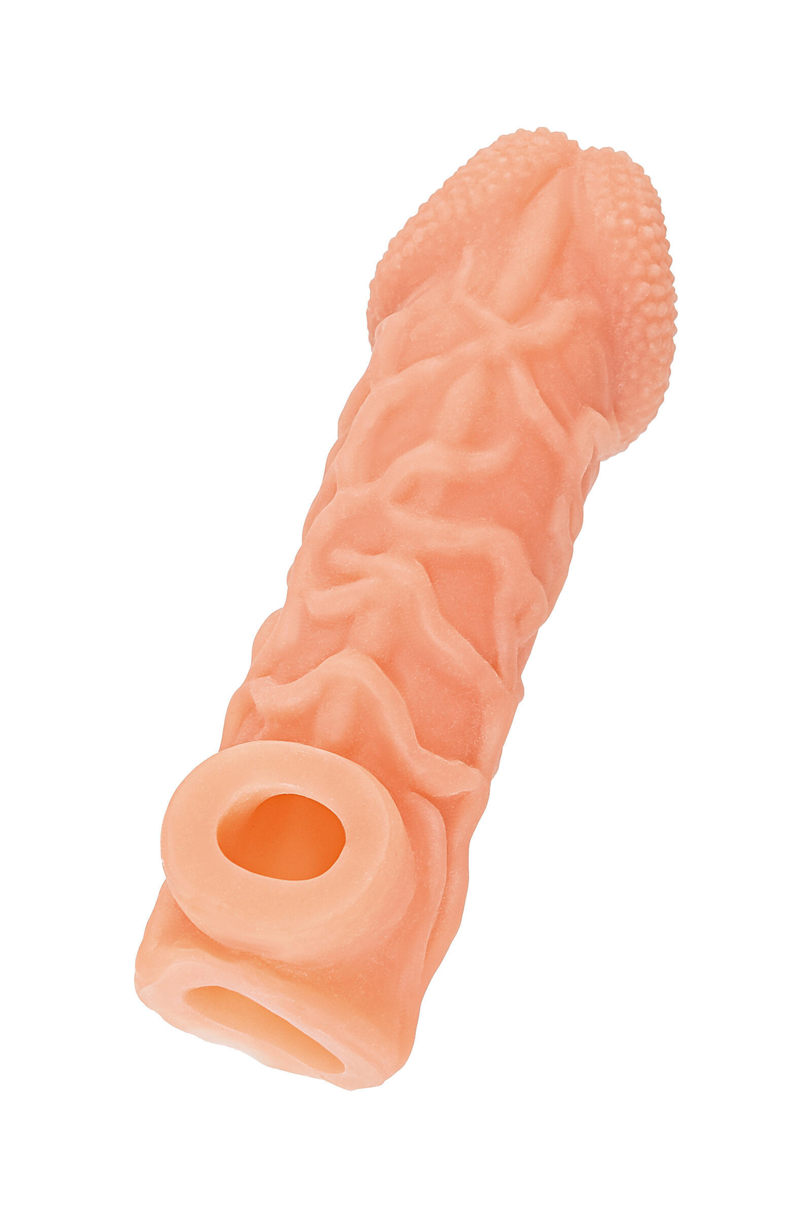 Насадка на член Kokos Cock Sleeve 006 L с подхватом мошонки, телесная