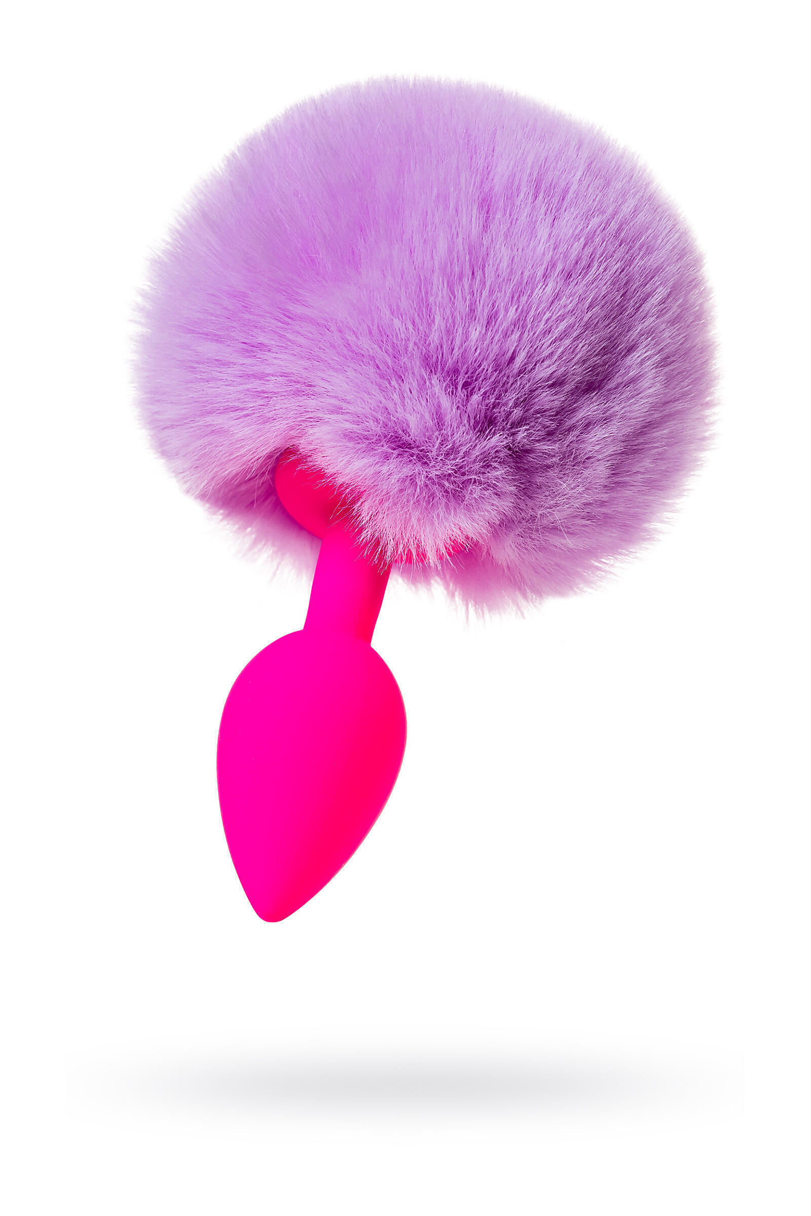 Анальная пробка с хвостом Toyfa ToDo Sweet bunny, розово-фиолетовый 