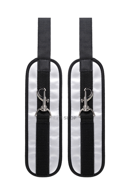Подвесные наручники на дверь Anonymo by TOYFA, черные с серебристым - фото 9