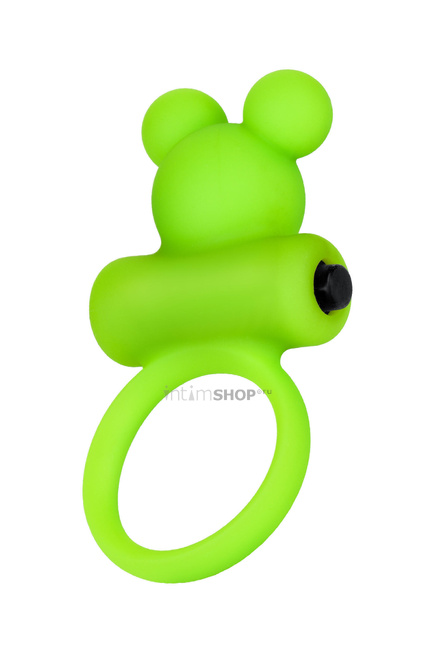 Виброкольцо на пенис Toyfa A-Toys, 8 см, зеленый - фото 3