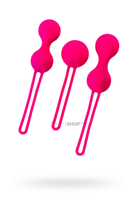 Набор вагинальных шариков Toyfa A-Toys Pleasure Balls Set розовый