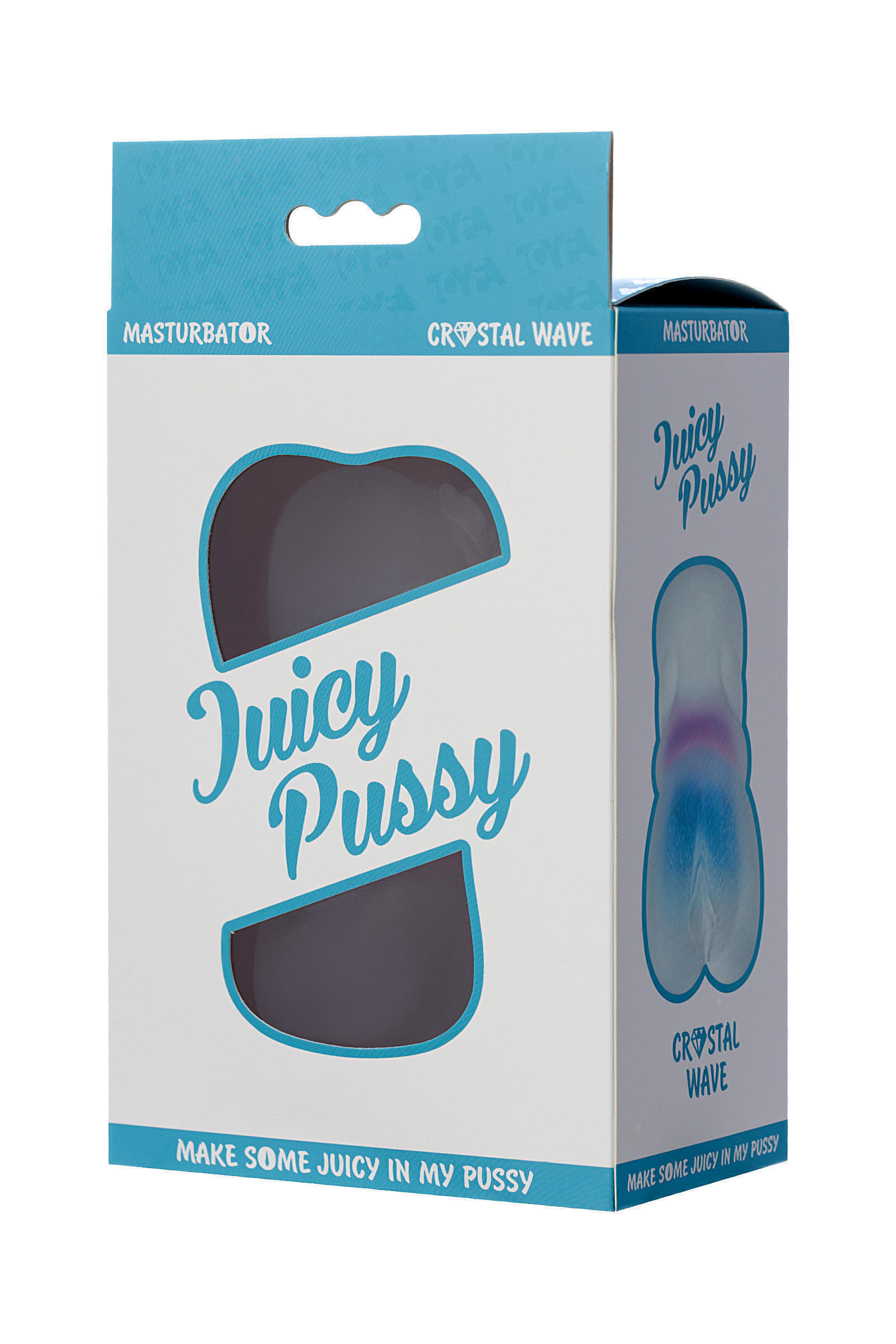 Мастурбатор реалистичный Toyfа Juicy Pussy Crystal Wave, TPE, 13,5 см