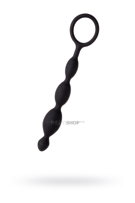 фото Анальная цепочка Toyfa A-Toys S, 19,5 см, черный