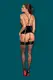 Корсеты Obsessive Stormea corset, Чёрный, S/M
