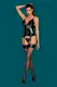 Корсеты Obsessive Stormea corset, Чёрный, S/M