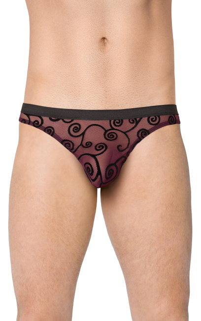 Трусы мужские с узором SoftLine Collection фиолетовый XL