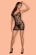 Сорочка Obsessive Jennifairy chemise, Чёрный, L/XL